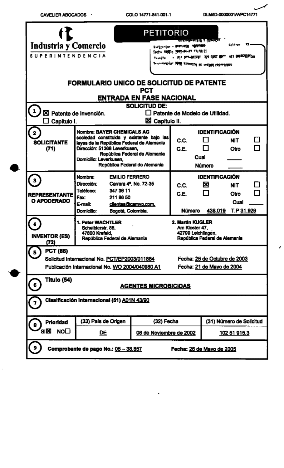 AGENTES MICROBICIDAS