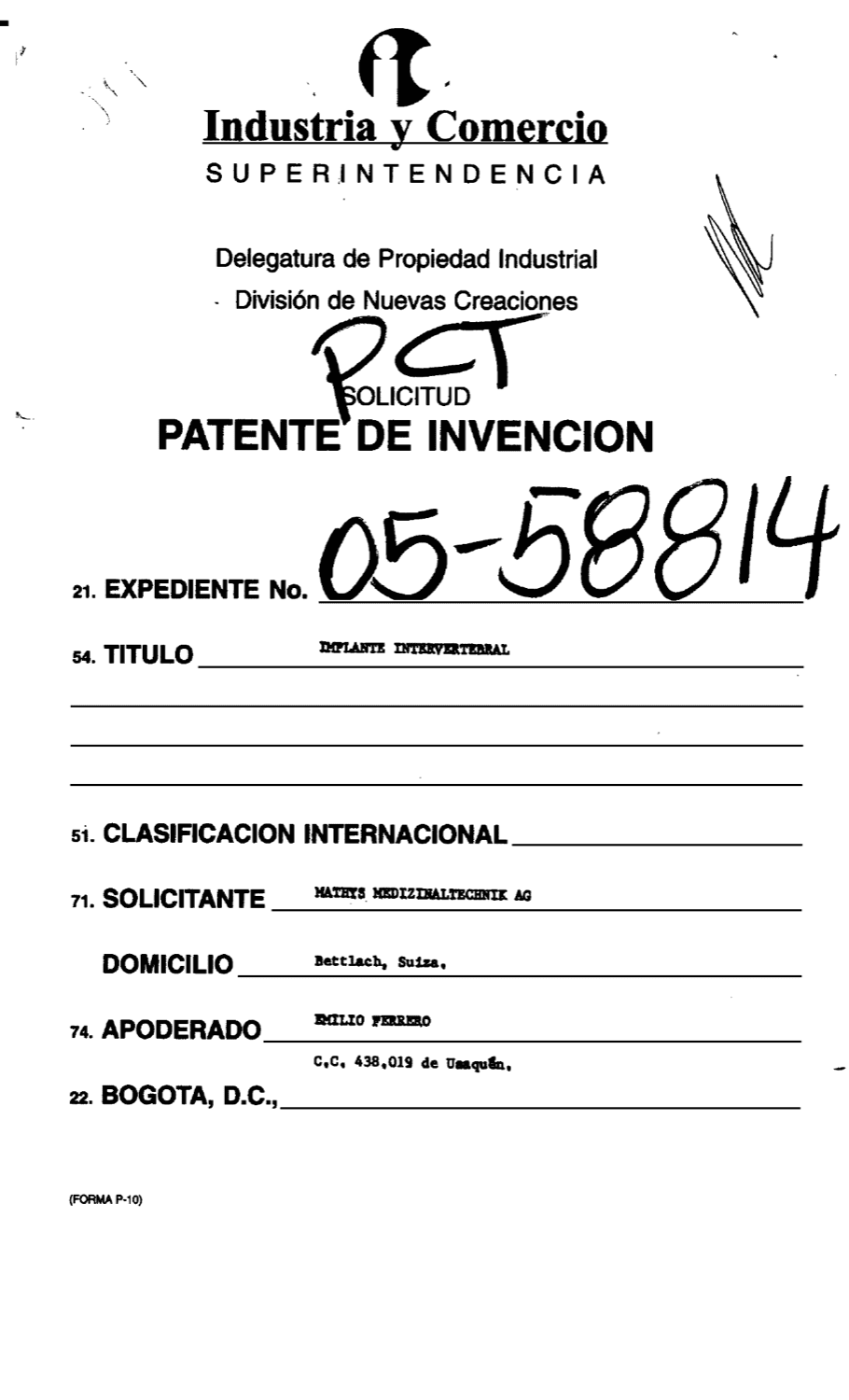 IMPLANTE INTERVERTEBRAL