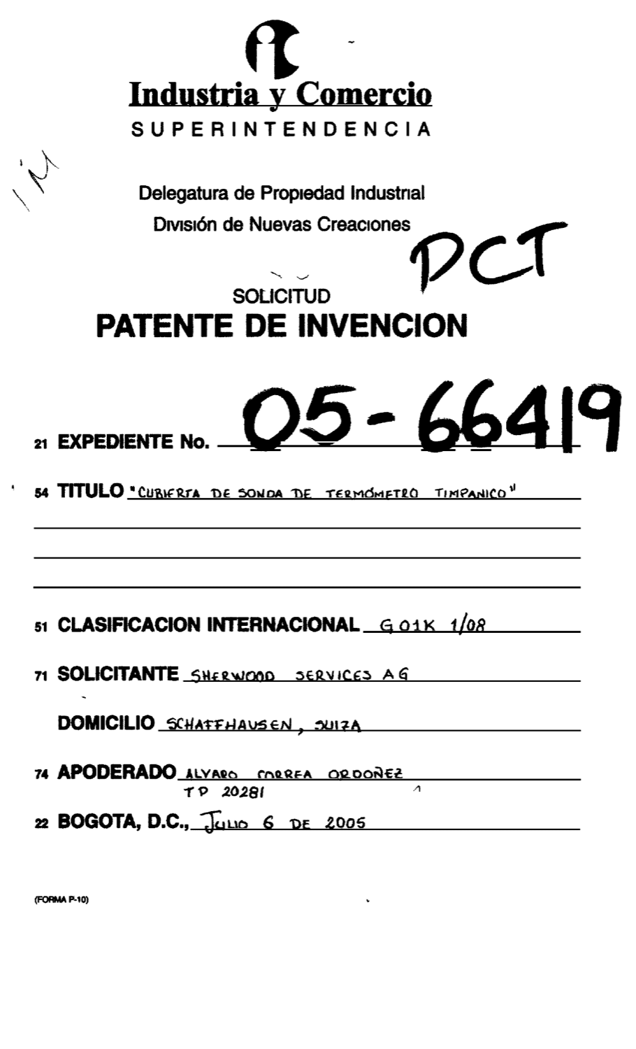 CUBIERTA DE SONDA DE TERMOMETRO TIMPANICO