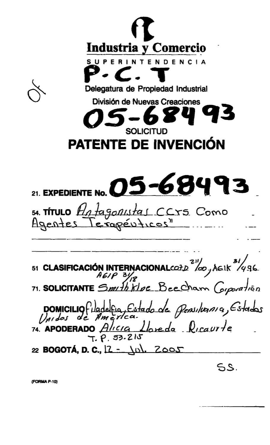 ANTAGONISTAS CCR5 COMO AGENTES TERAPEUTICOS