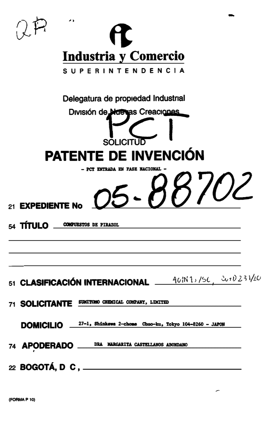 COMPUESTOS DE ETENILOXY FENOXY PYRAZOL