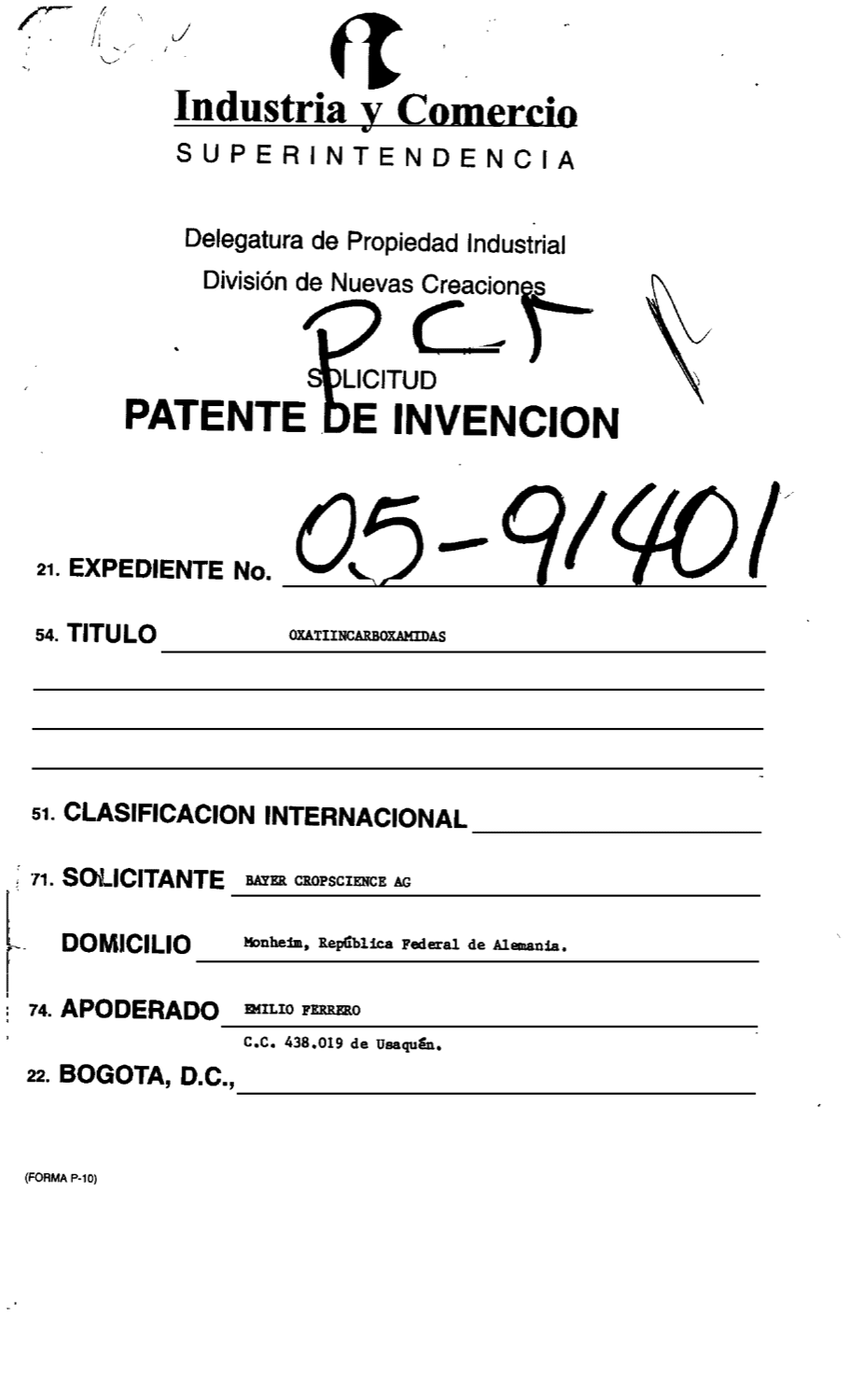 OXATIINCARBOXAMIDAS