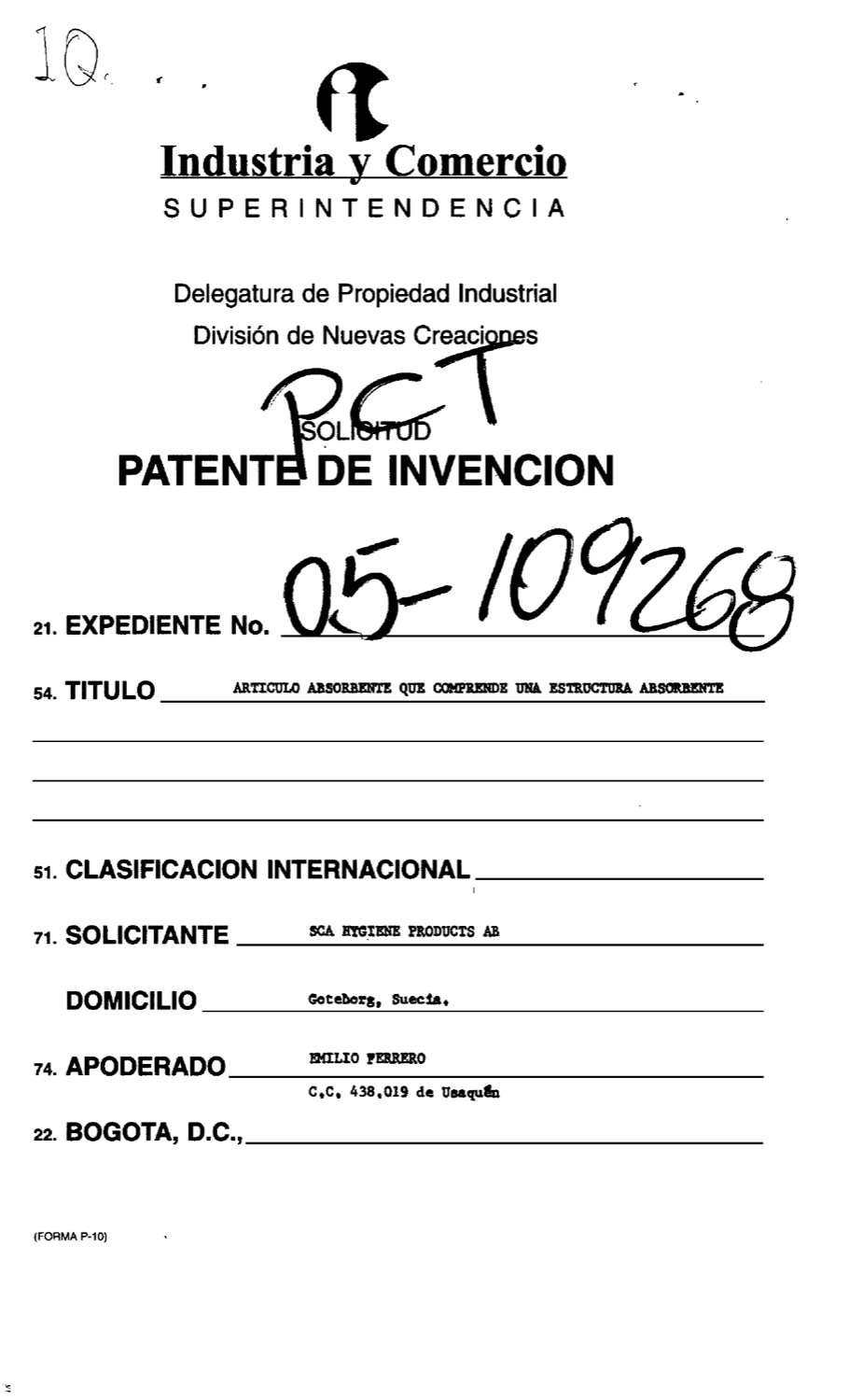 ARTICULO ABSORBENTE QUE COMPRENDE UNA ESTRUCTURA ABSORBENTE
