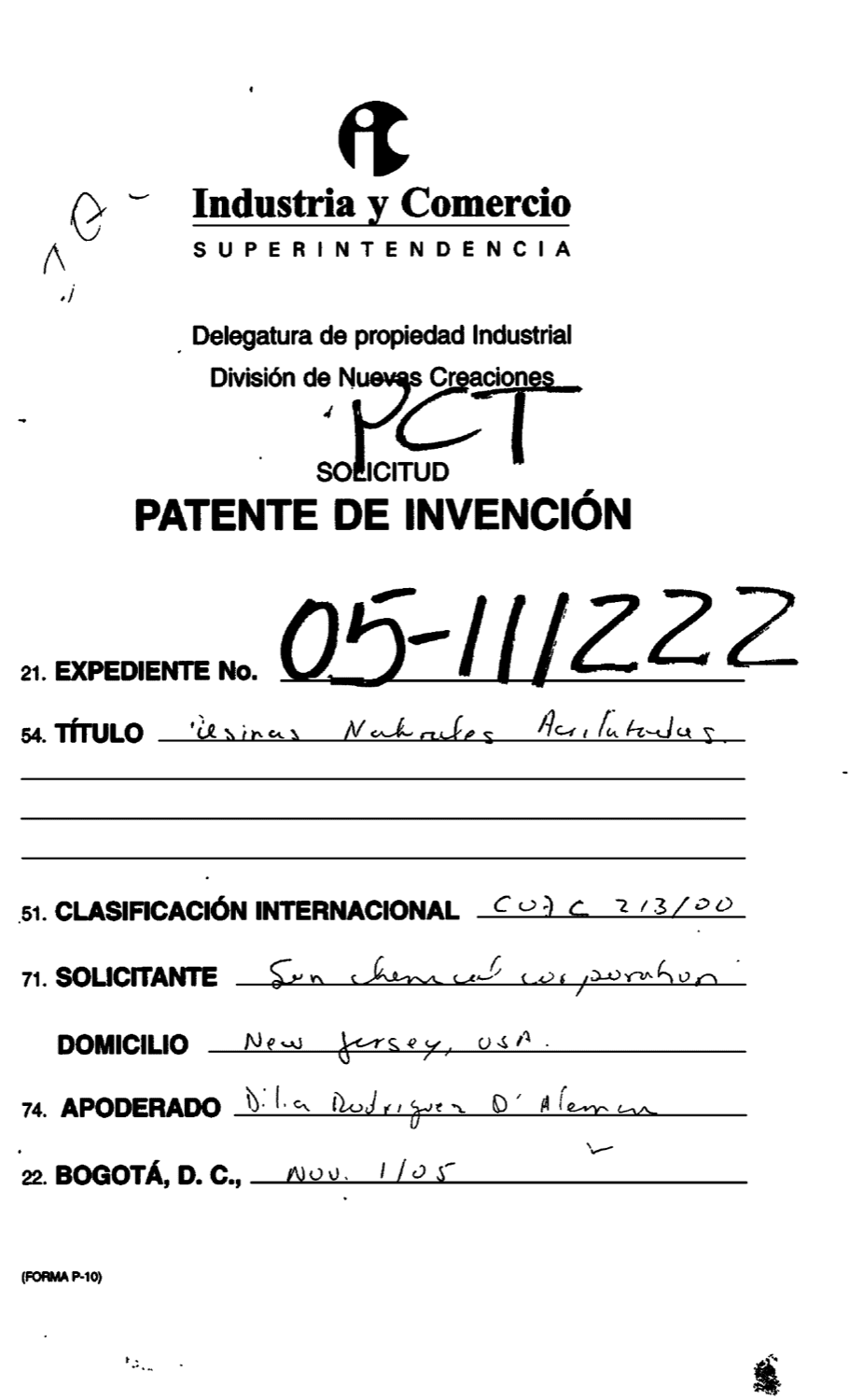 RESINAS NATURALES ACRILATDAS