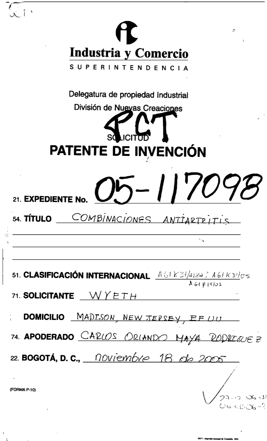 COMBINACIONES ANTIARTRITIS
