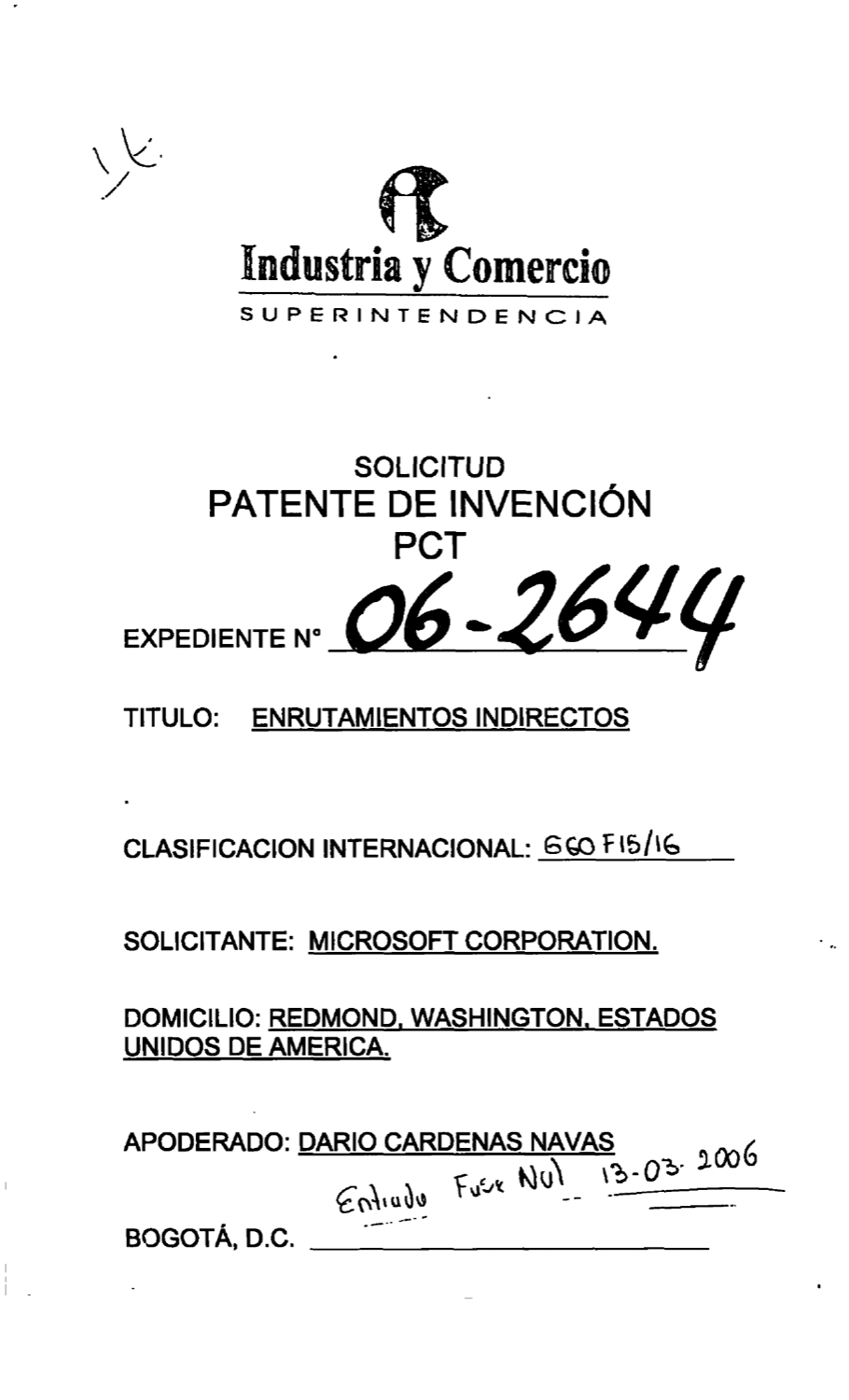 ENRUTAMIENTOS INDIRECTOS