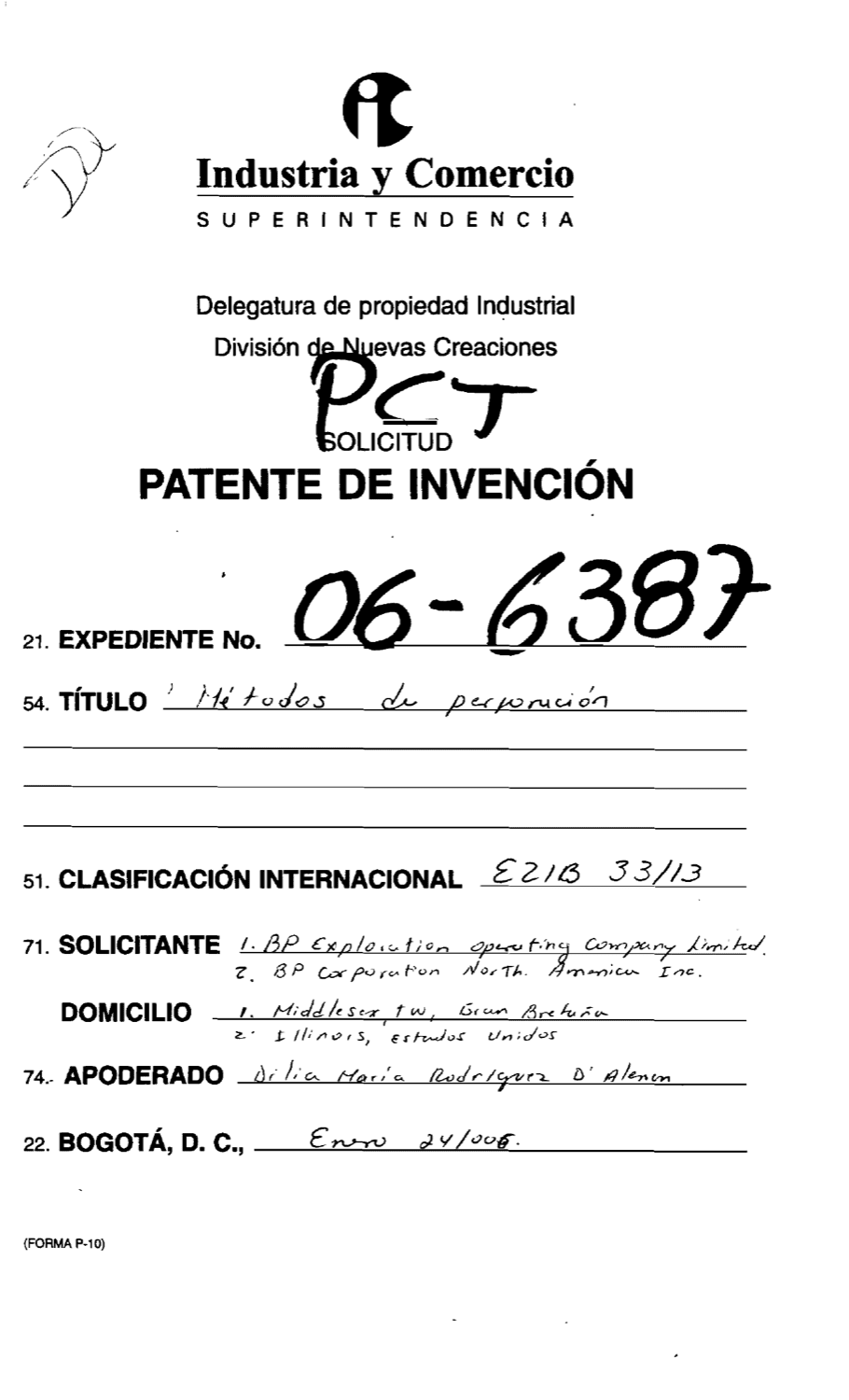 METODO DE PERFORACION