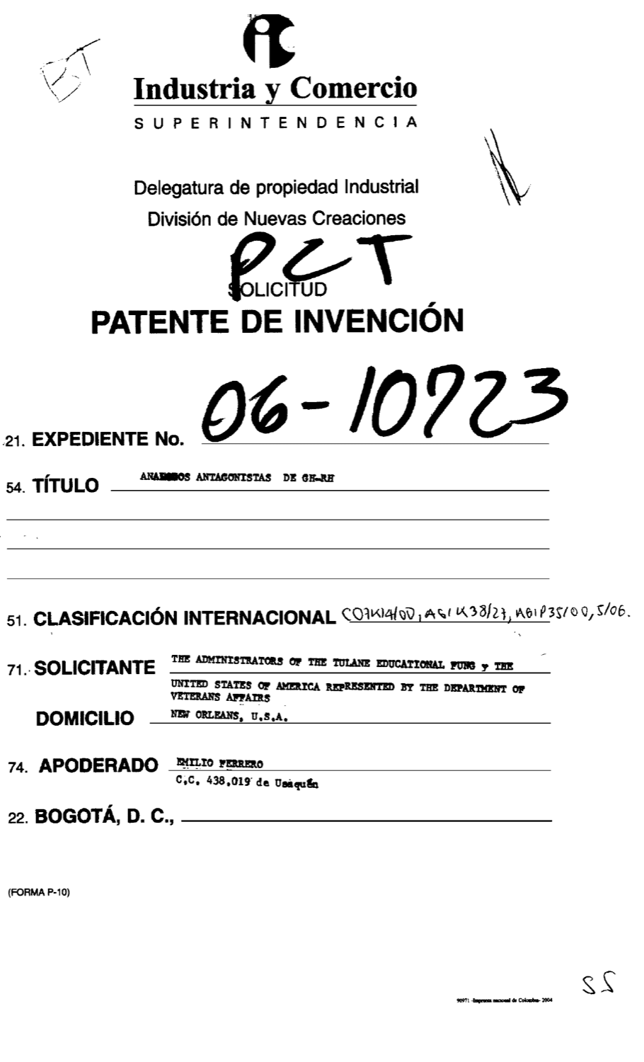 ANALOGOS ANTAGONISTAS DE GH-RH