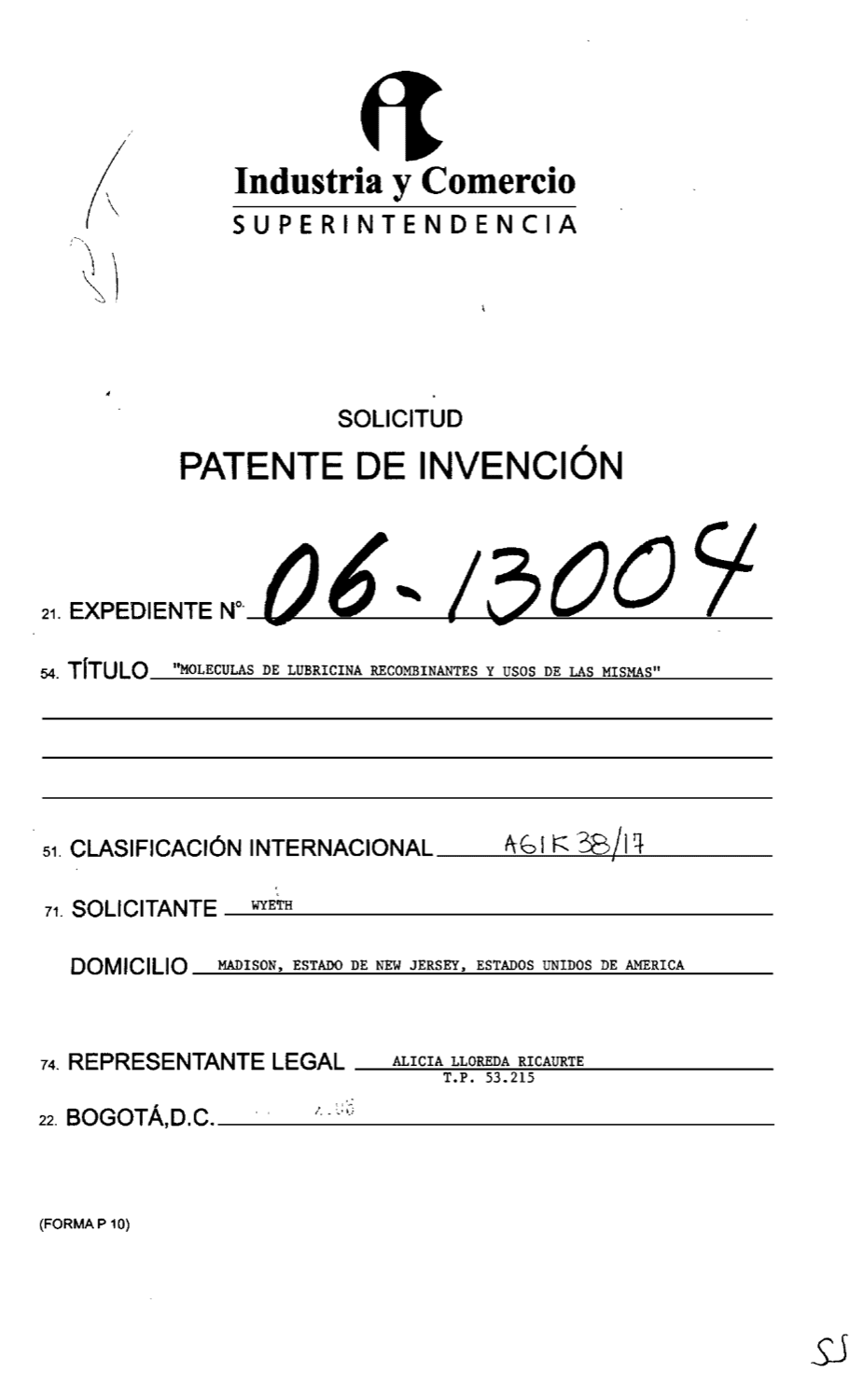 MOLÉCULAS DE LUBRICINA RECOMBINANTES