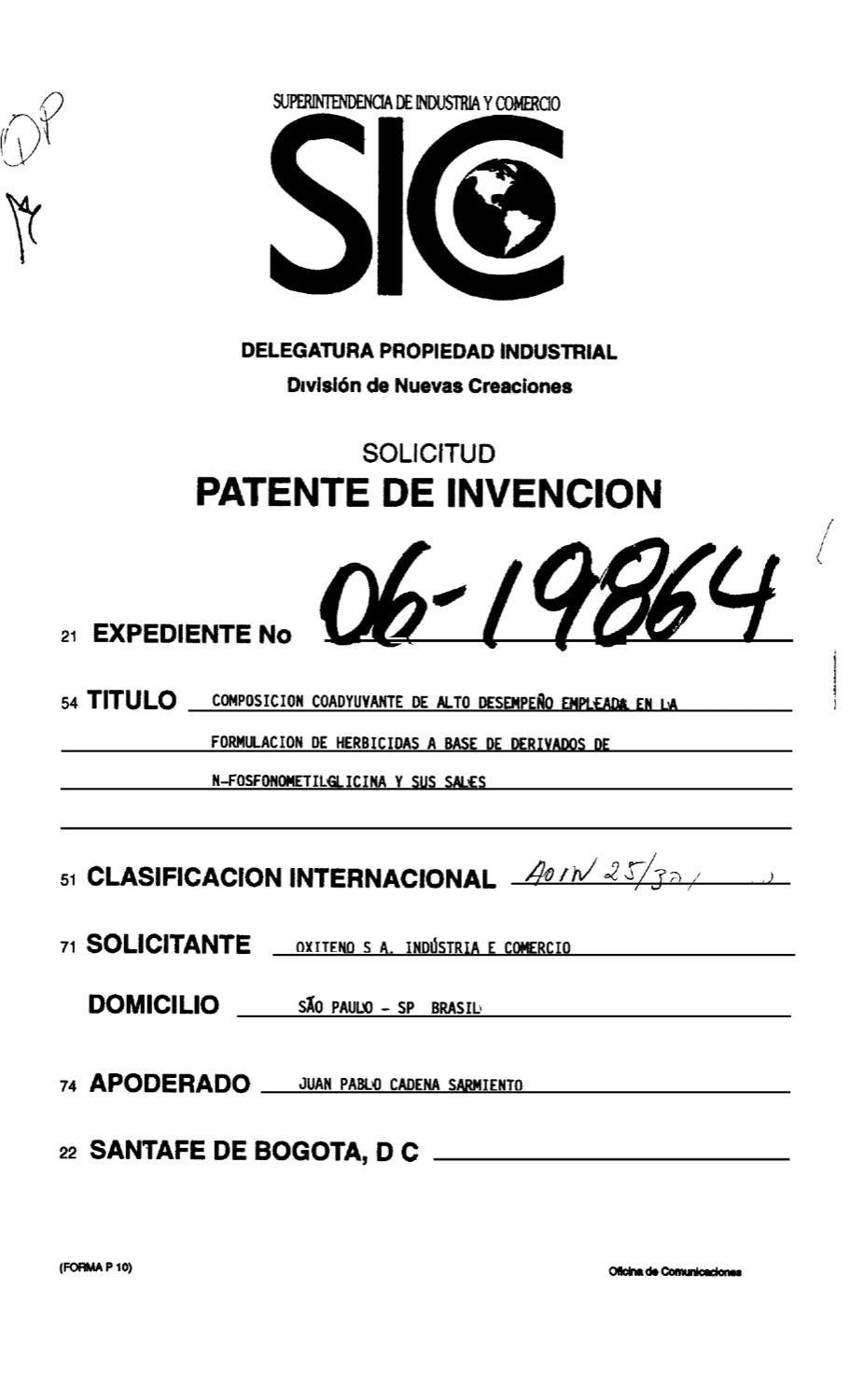 COMPOSICION COADYUVANTE