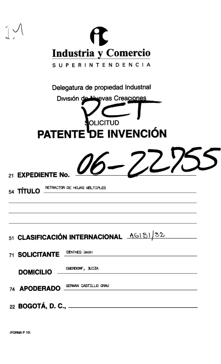 RETRACTOR DE HOJAS MULTIPLES