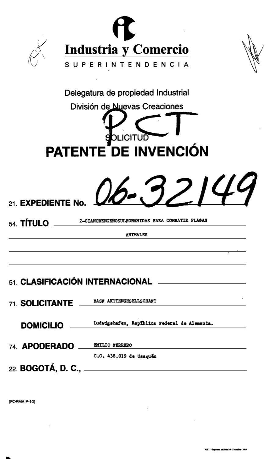 2-CIANOBENCENOSULFONAMIDAS PARA COMBATIR PLAGAS ANIMALES