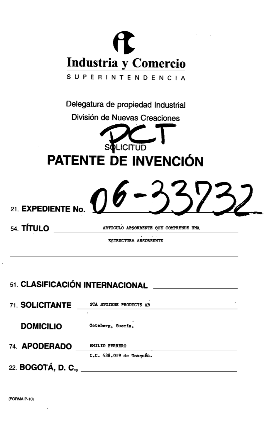 ARTICULO ABSORBENTE QUE COMPRENDE UNA ESTRUCTURA ABSORBENTE