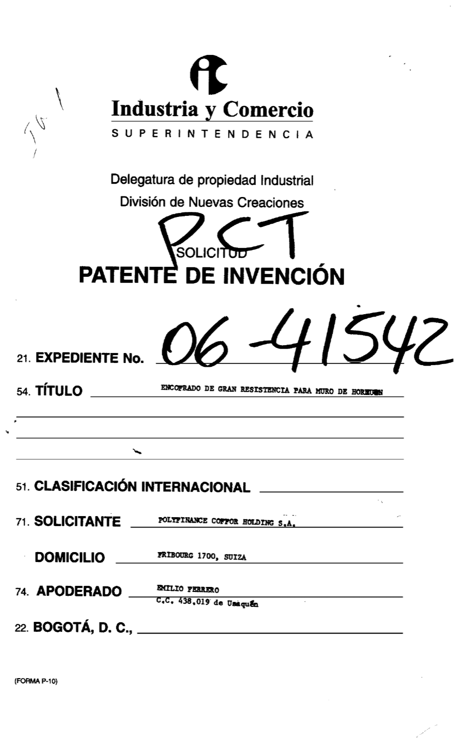 ENCOFRADO DE GRAN RESISTENCIA PARA MURO DE ORMIGON