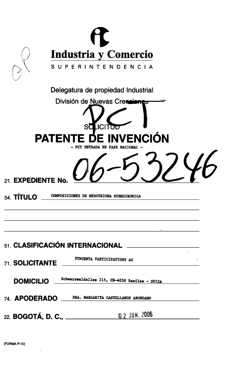 COMPOSICIONES DE MESOTRIONA SUBMICRONICA