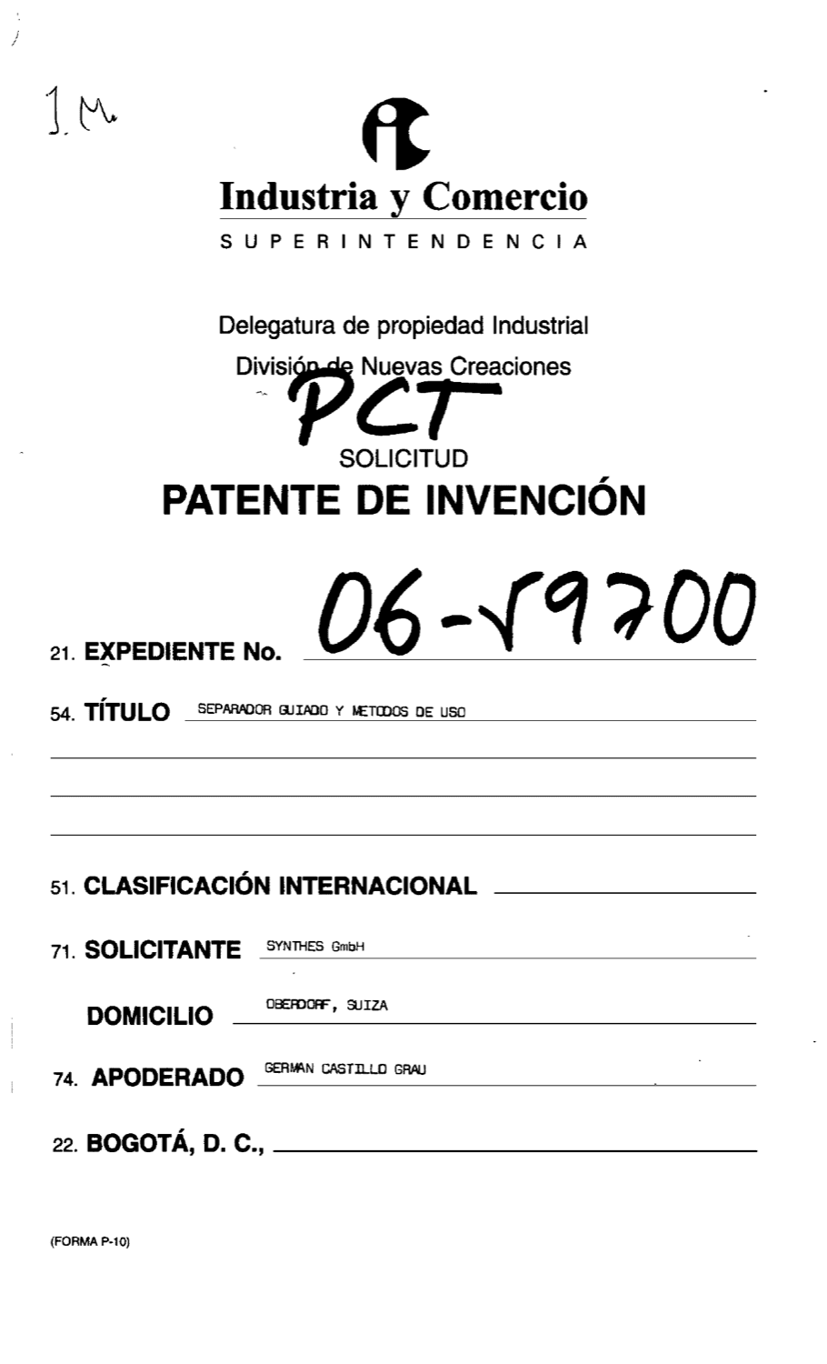 SEPARADOR GUIADO Y METODOS DE USO