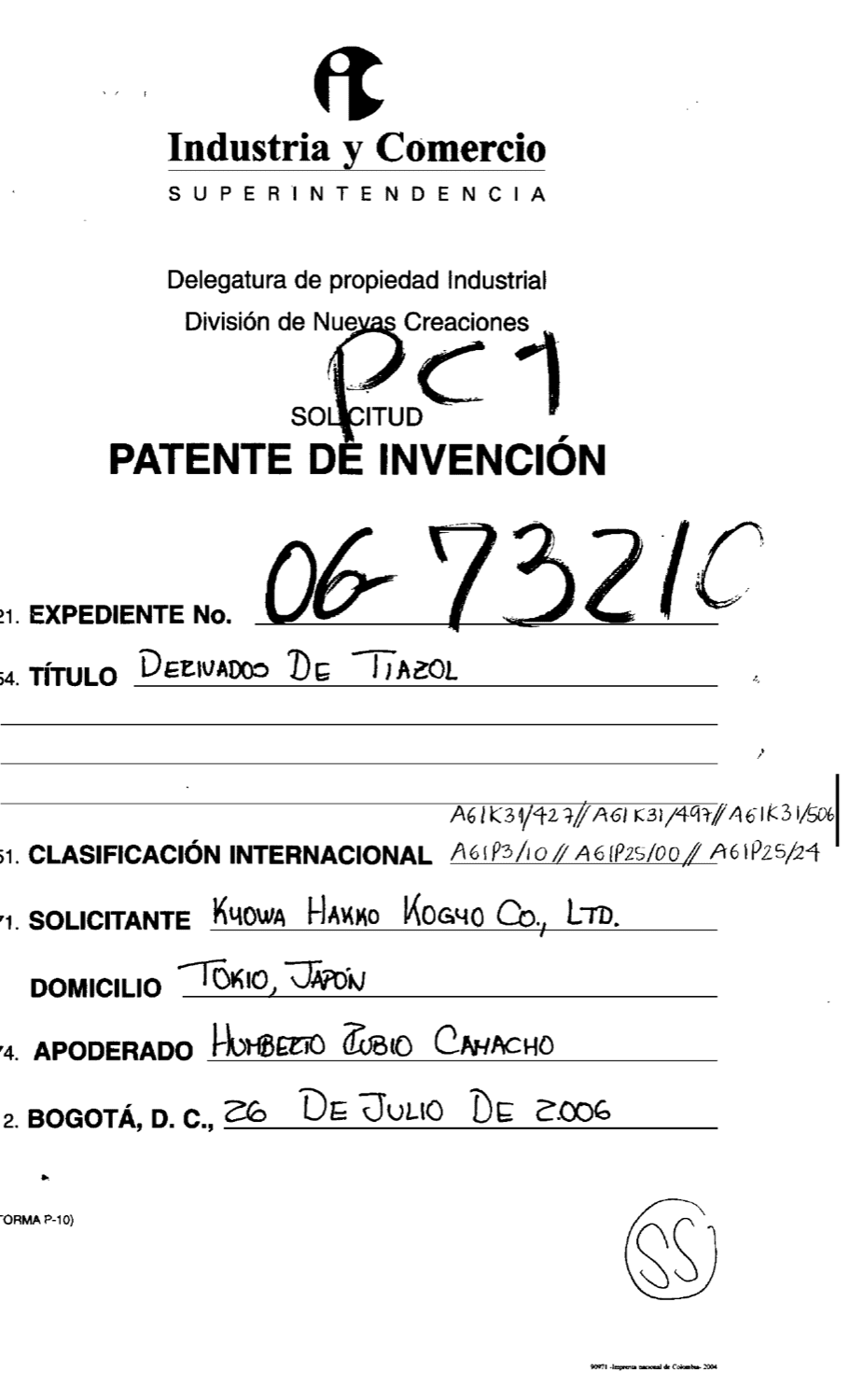 DERIVADOS DE TIAZOL