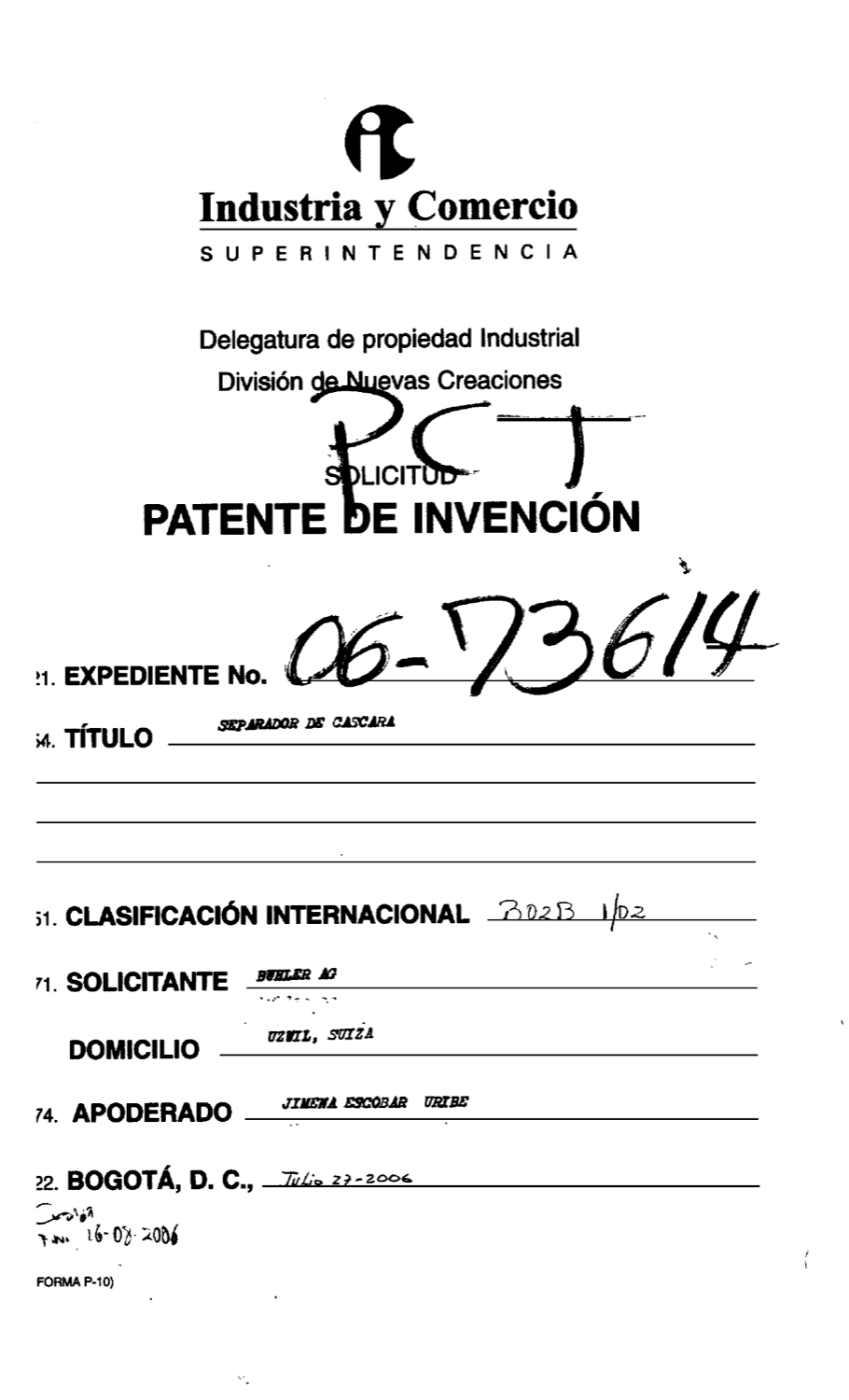 SEPARADOR DE CASCARA