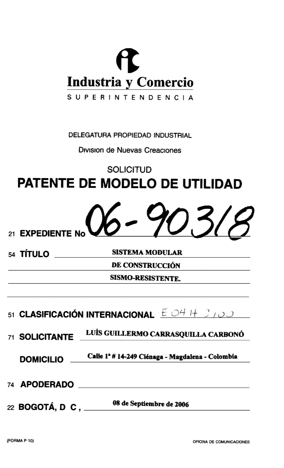 SISTEMA MODULAR DE CONSTRUCCION SISMO-RESISTENTE