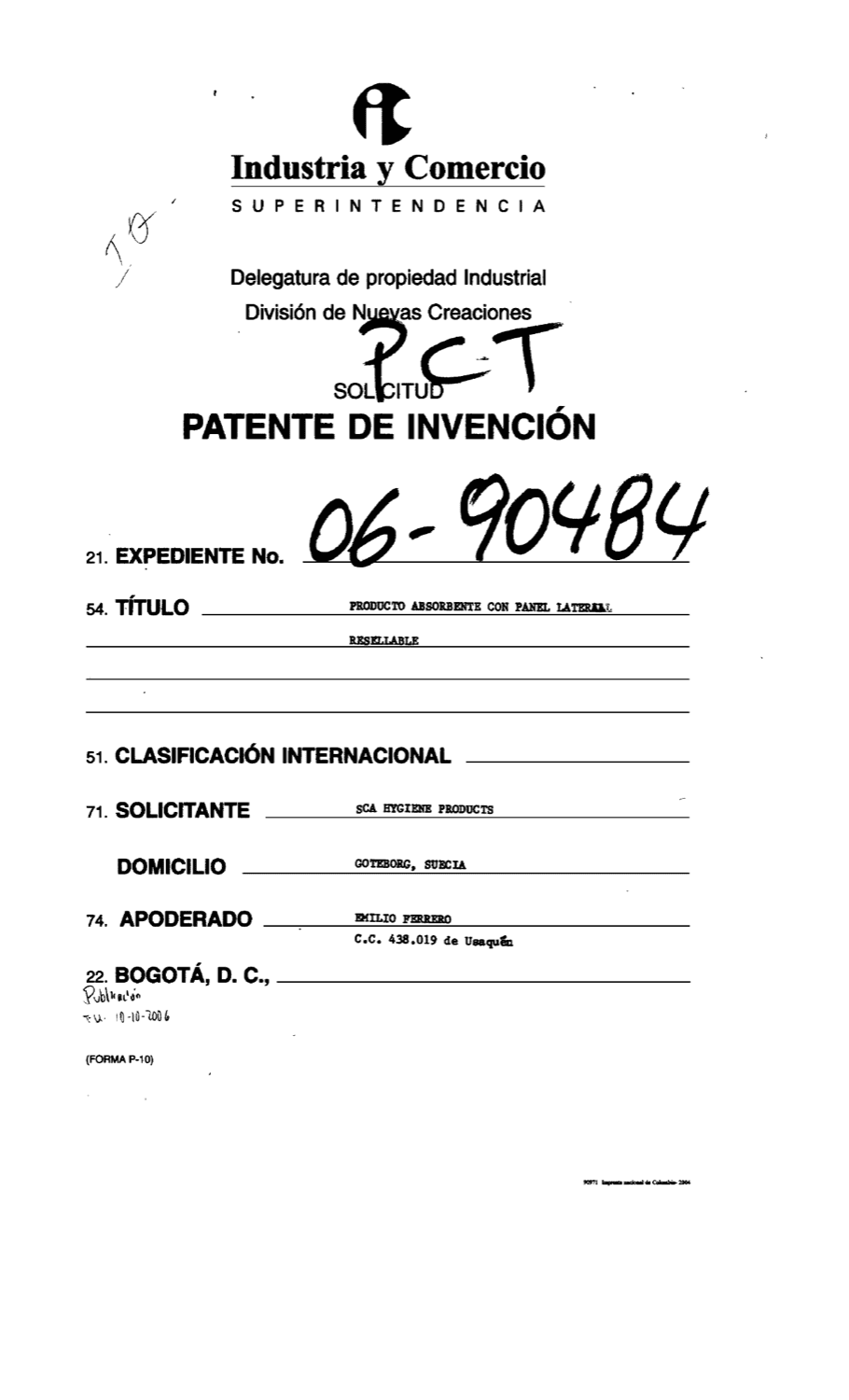 PRODUCTO ABSORBENTE CON PANEL LATERAL RESELLABLE