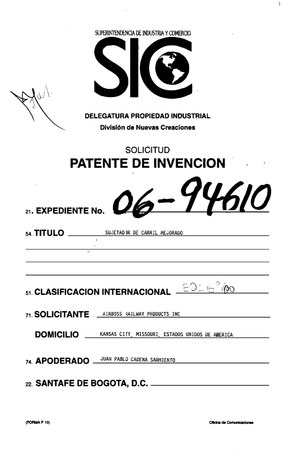 SUJETADOR DE RIEL MEJORADO