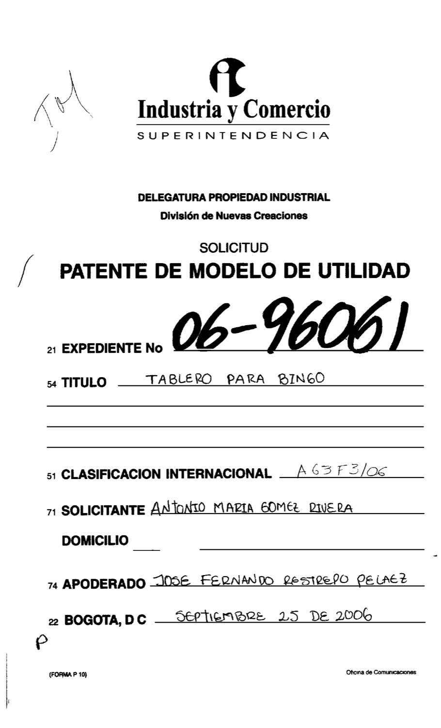 TABLERO PARA BINGO