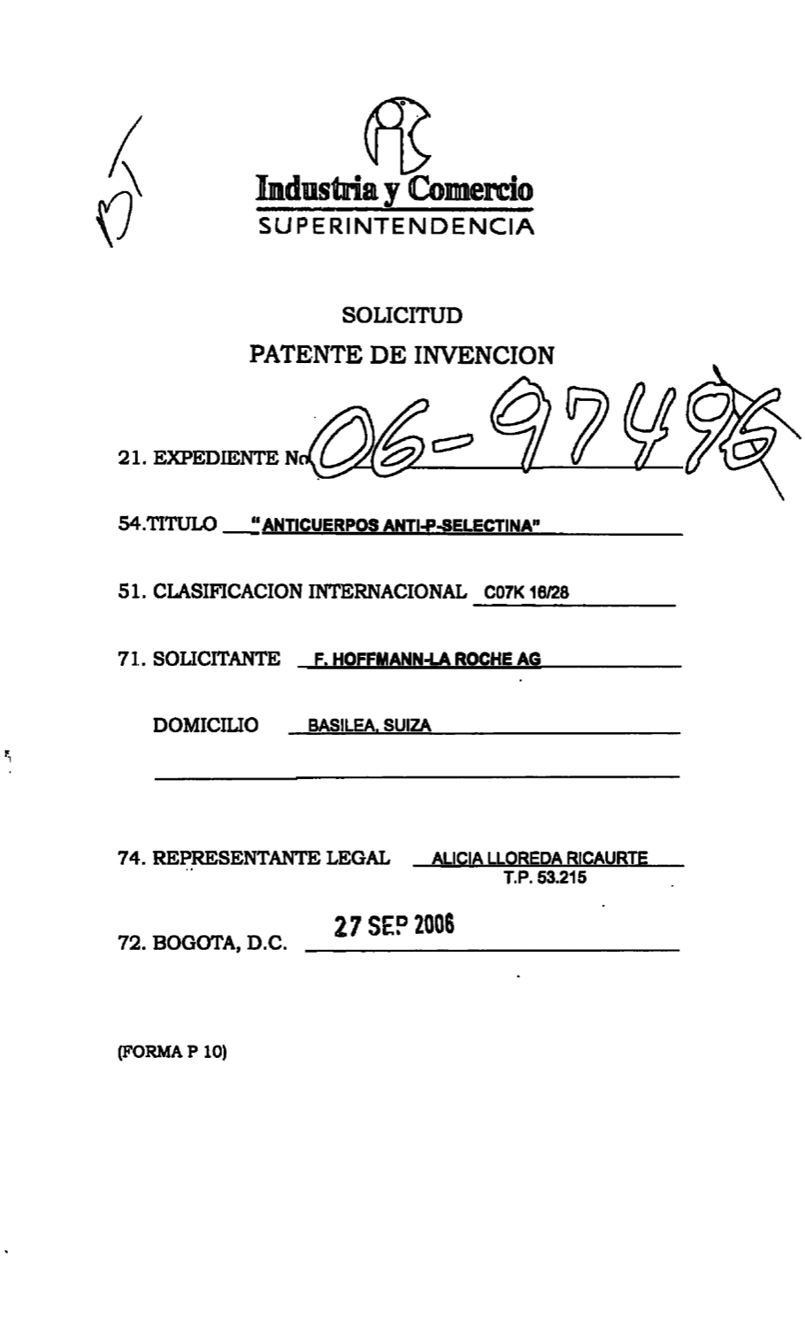 ANTICUERPOS ANTI-P-SELECTINA