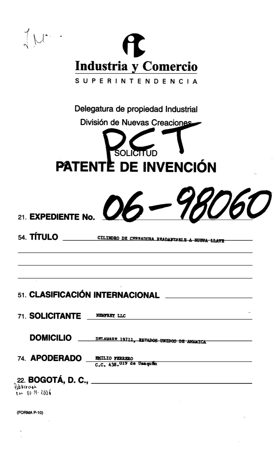 CILINDRO DE CERRADURA READAPTABLE A NUEVA LLAVE