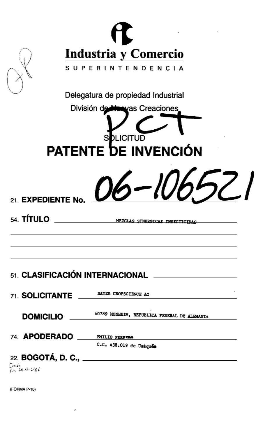 MEZCLAS SINERGICAS INSECTICIDAS