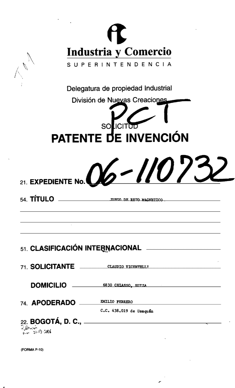 JUEGO DE RETO MAGNETICO