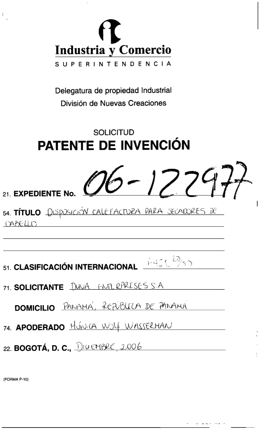 DISPOSICION CALEFACTORA PARA SECADORES DE CABELLO