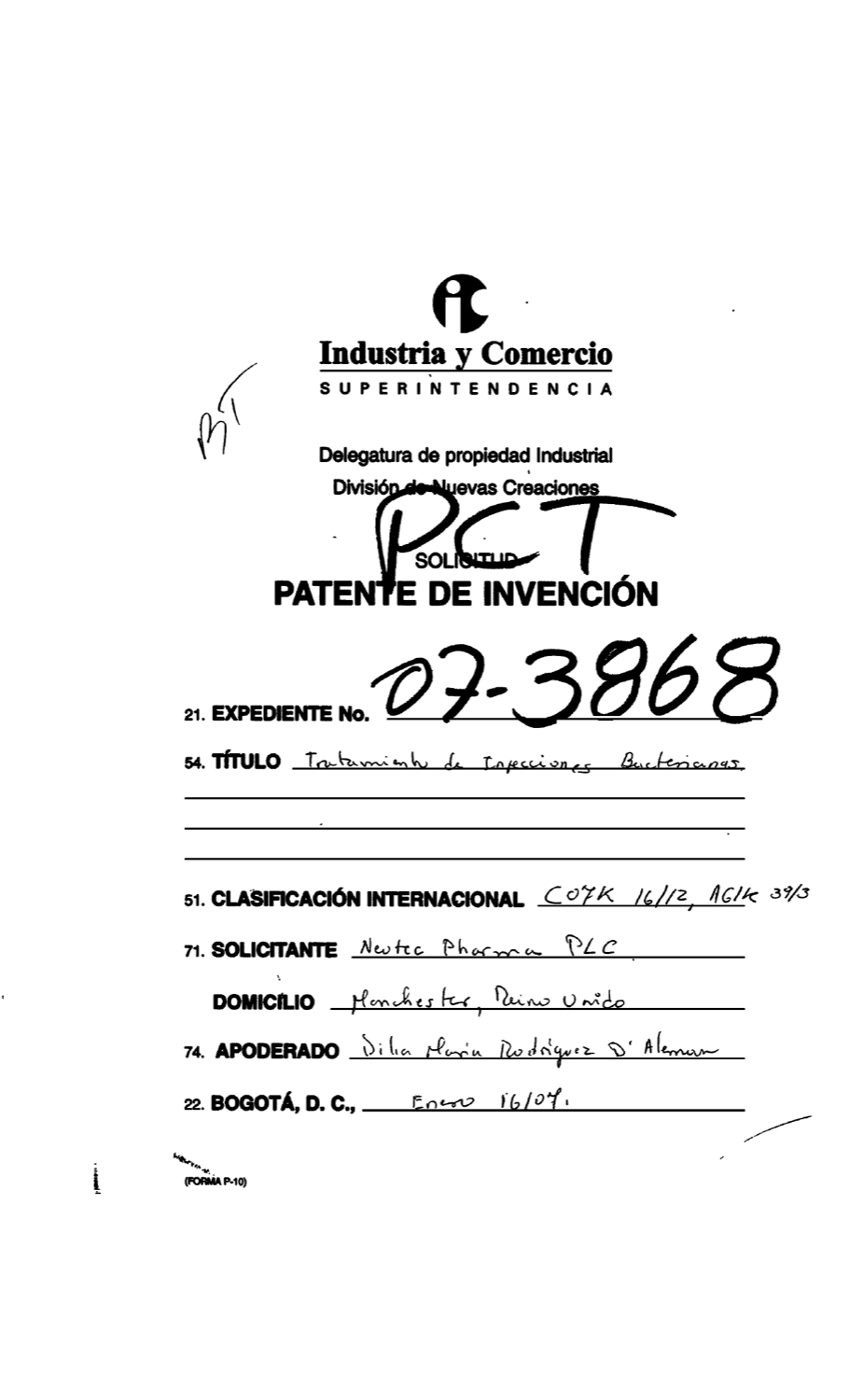 TRATAMIENTO DE INFECCIONES BACTERIANAS