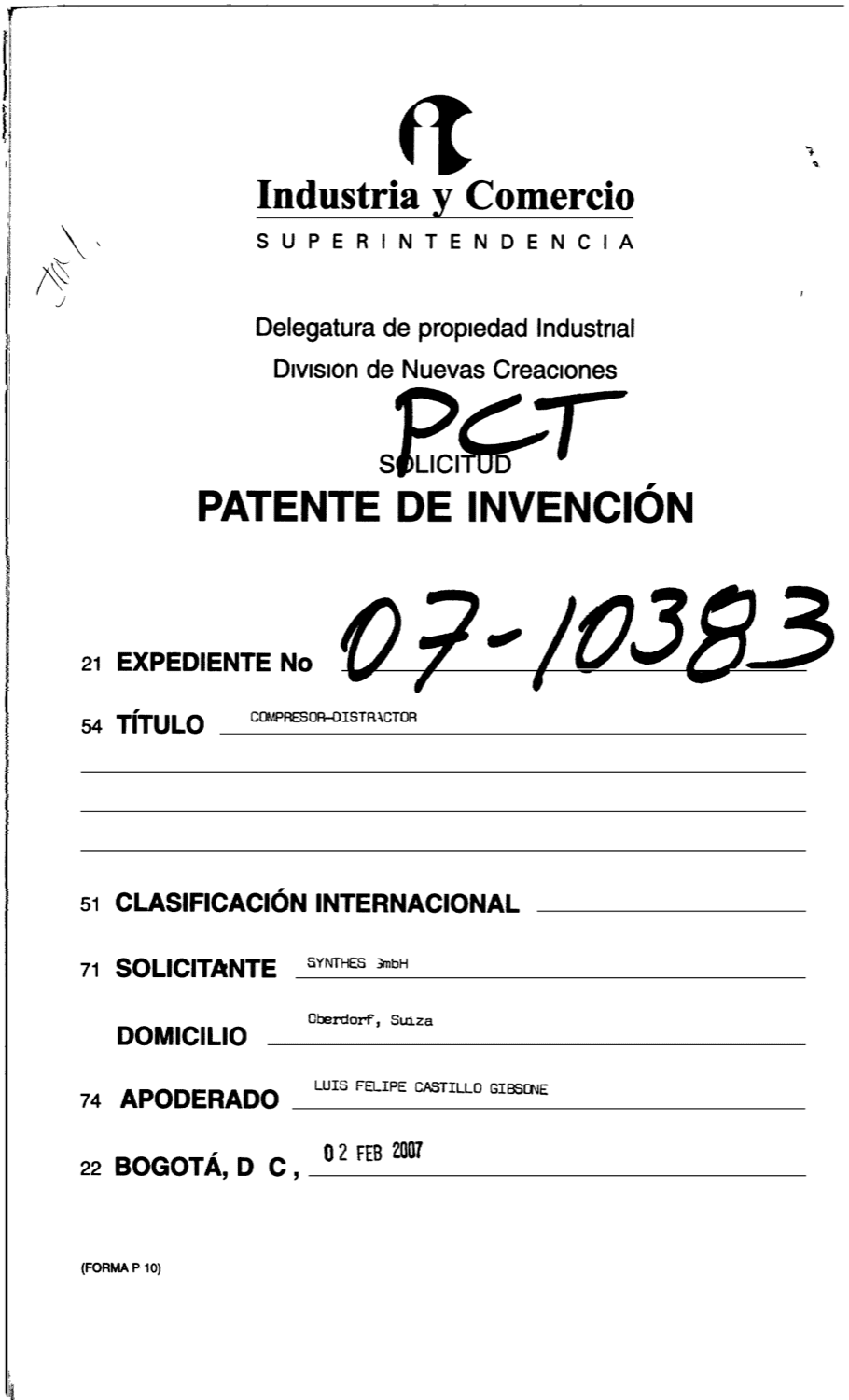 COMPRESOR-DISTRACTOR