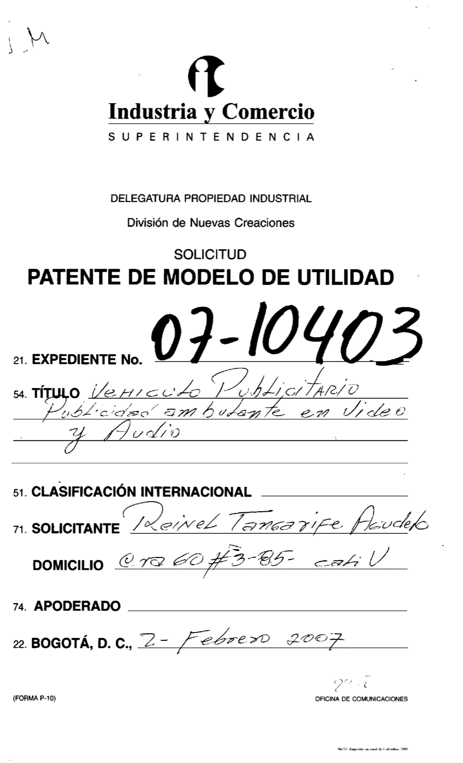 VEHICULO PUBLICITARIO