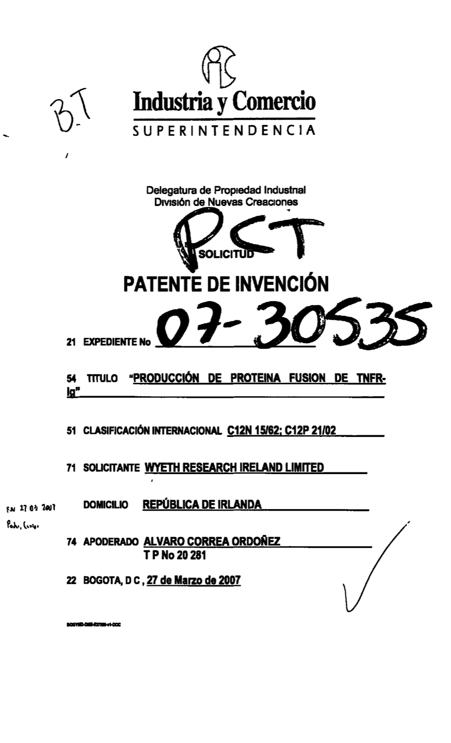 PRODUCCIÓN DE PROTEÍNA FUSIÓN DE TNFR-IG