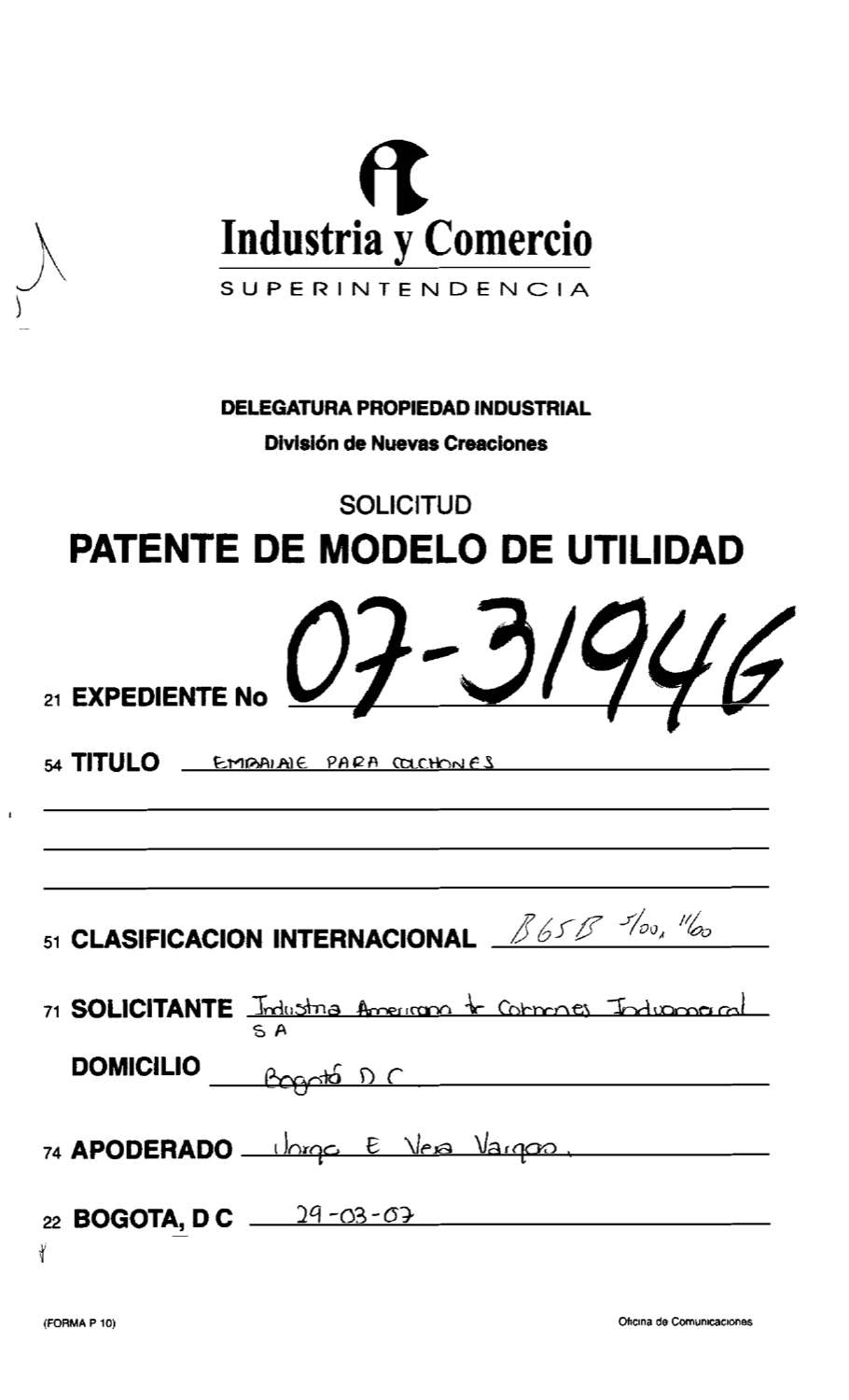 EMBALAJE PARA COLCHONES