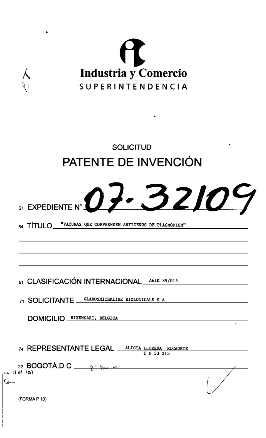 VACUNAS QUE COMPRENDEN ANTIGENOS DE PLASMODIUM