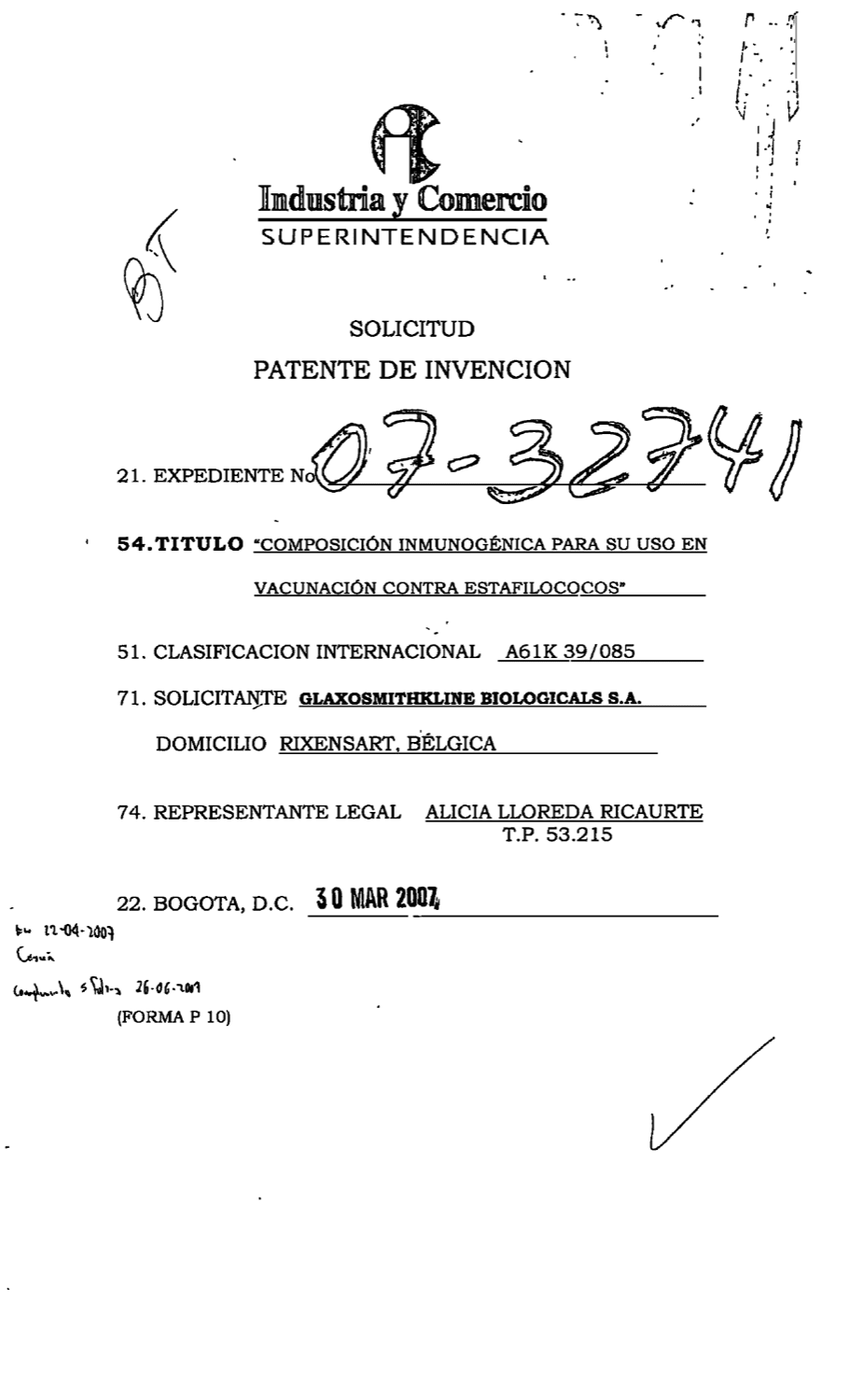 COMPOSICION INMUNOGENICA PARA USO EN VACUNACION CONTRA ESTAFILOCOCOS