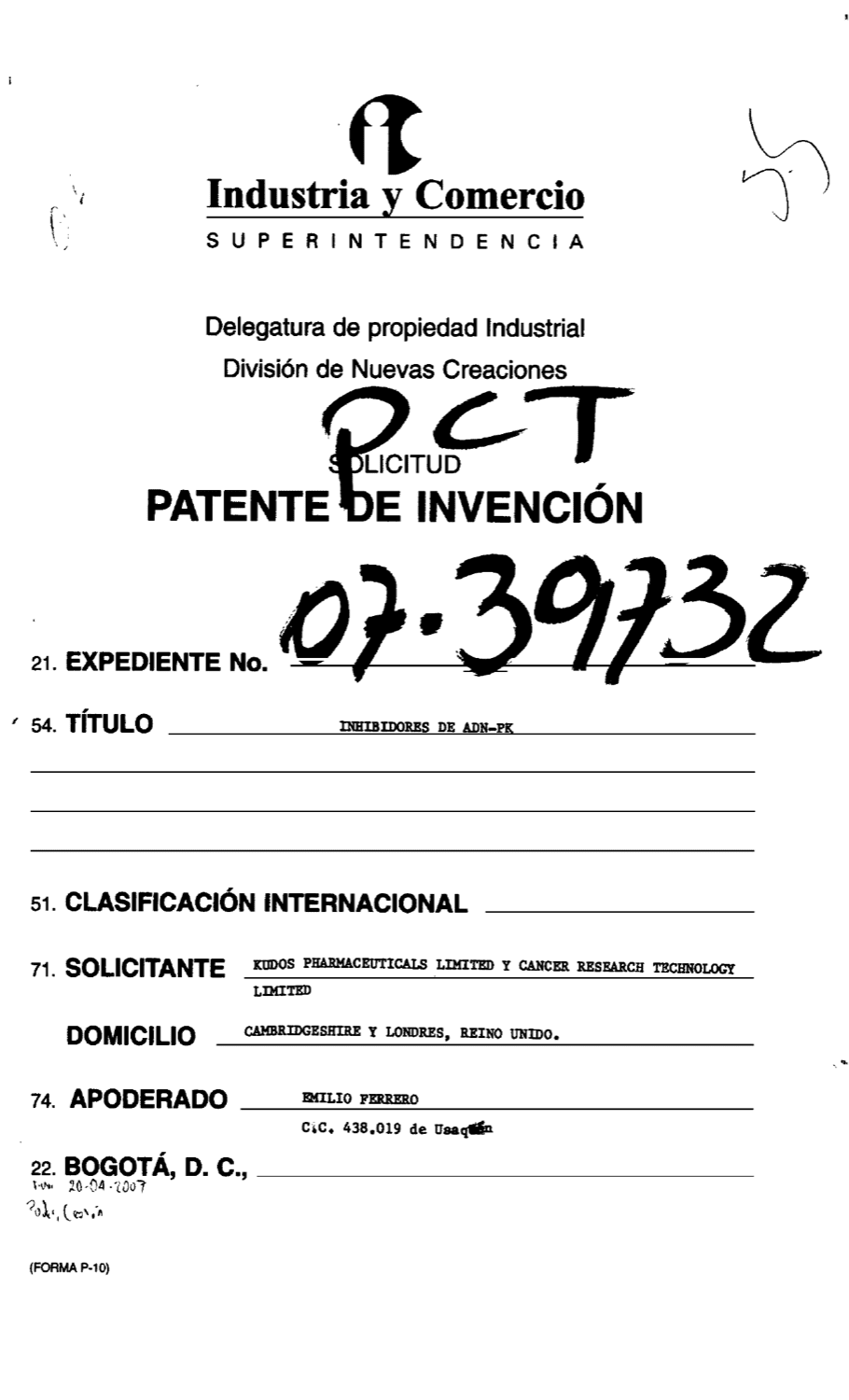 INHIBIDORES DE ADN-PK