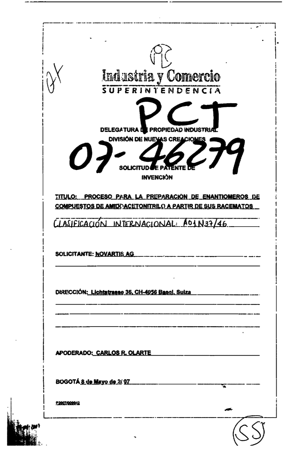 PROCESO PARA LA PREPARACIÓN DE ENANTIÓMEROS DE COMPUESTOS DE AMIDOACETONITRILO A PARTIR DE SUS RACEMATOS