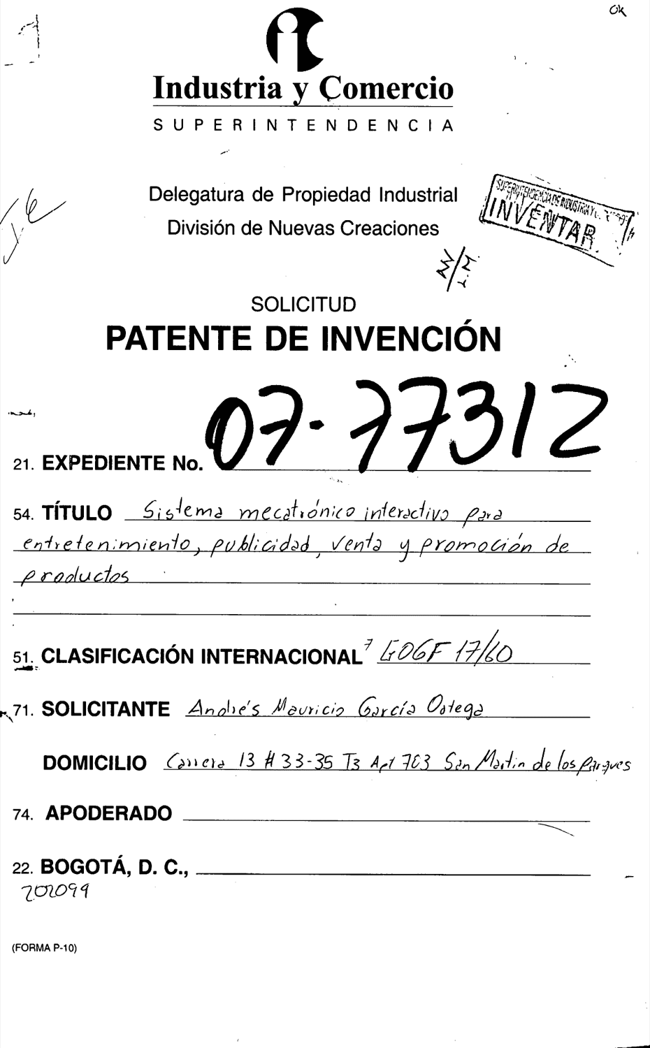 SISTEMA MECATRONICO INTERACTIVO PARA ENTRETENIMIENTO, PUBLICIDAD, VENTA Y PROMOCION DE PRODUCTOS