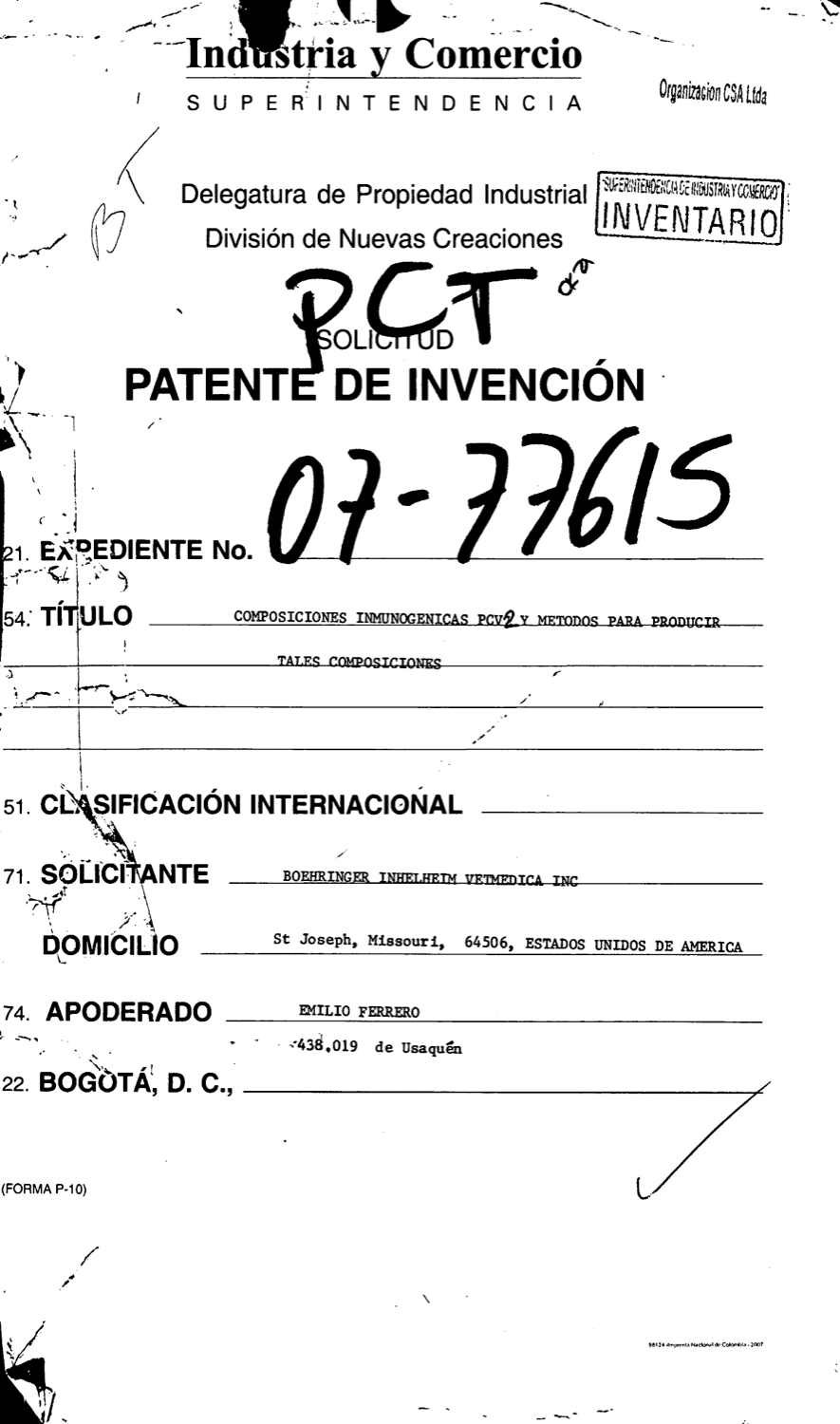 MÉTODO PARA RECUPERAR LA PROTEÍNA EXPRESADA EN LA ORF2 DEL CIRCOVIRUS PORCINO DE TIPO 2
