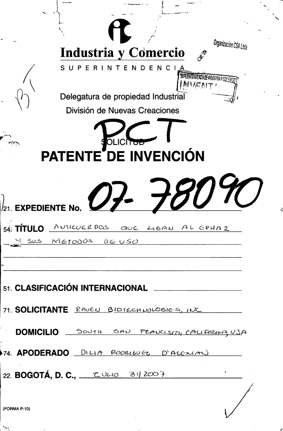 ANTICUERPOS QUE LIGAN AL EPHA2 Y SUS METODOS DE USO