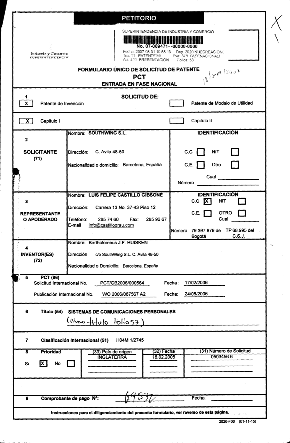 APARATOS DE MANOS LIBRES PARA SER USADOS CON SISTEMAS DE COMUNICACIONES