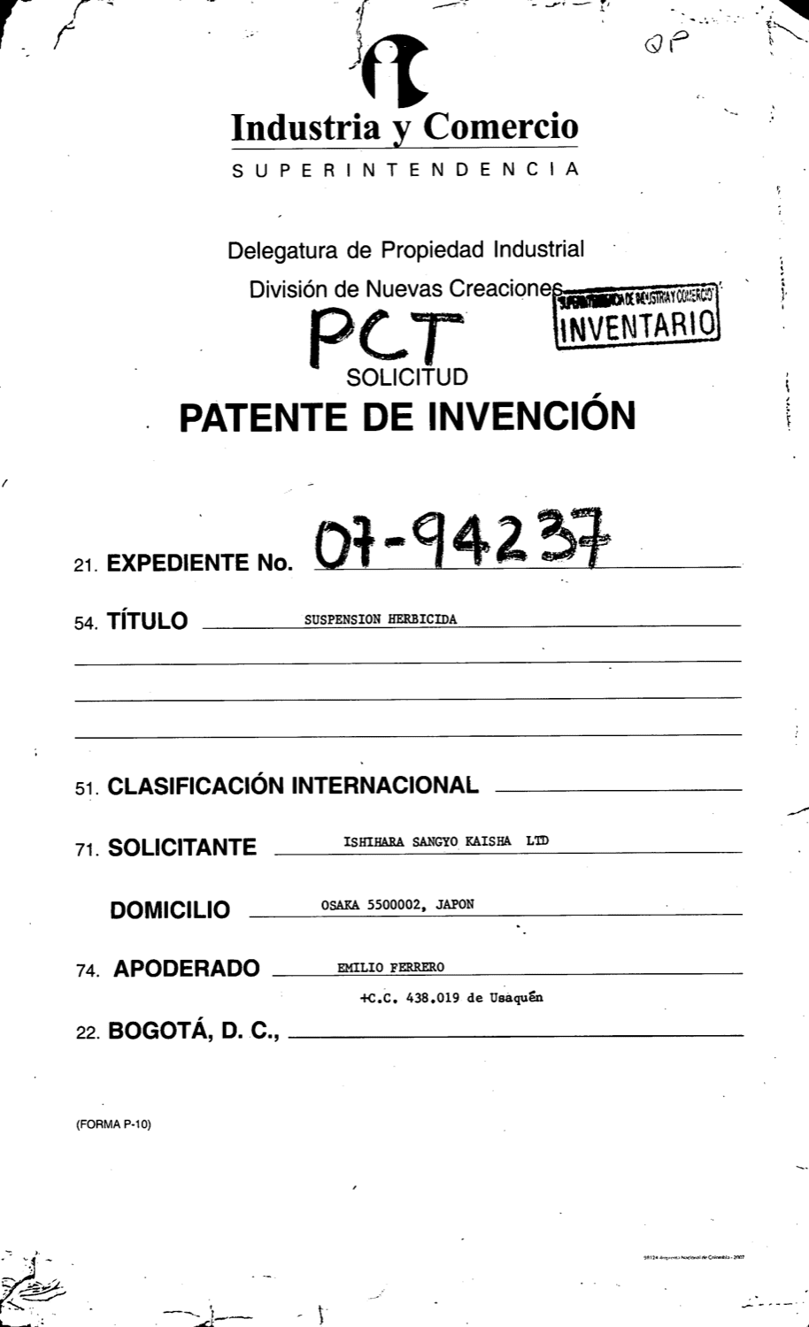 UNA SUSPENSIÓN HERBICIDA QUE CONTIENE NICOSULFURÓN, FLAZASULFURÓN, AZIMSULFURÓN Y BENSULFURÓN – METILO COMO INGREDIENTES HERBICIDAMENTE ACTIVOS