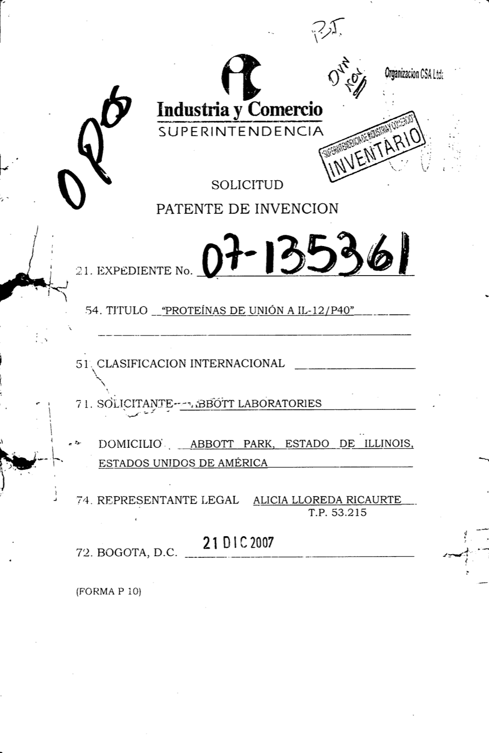PROTEINAS DE UNION A IL-12/P40