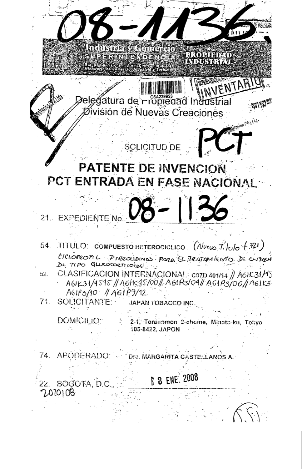 COMPUESTO HETEROCICLICO