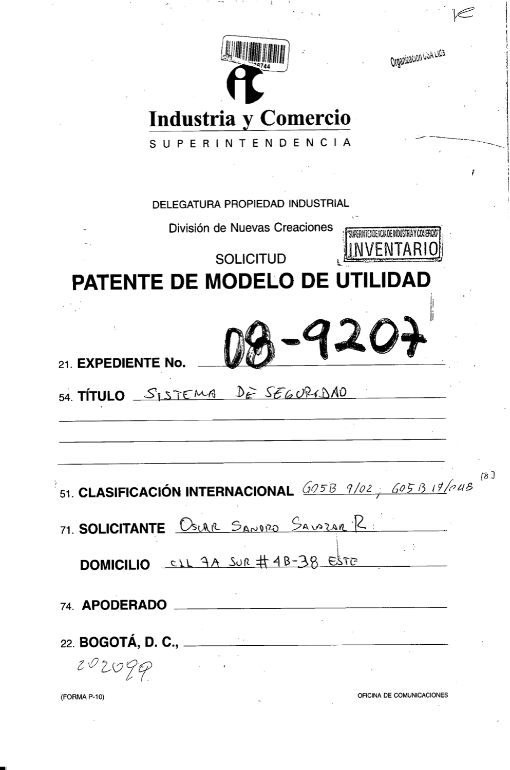 SISTEMA DE SEGURIDAD