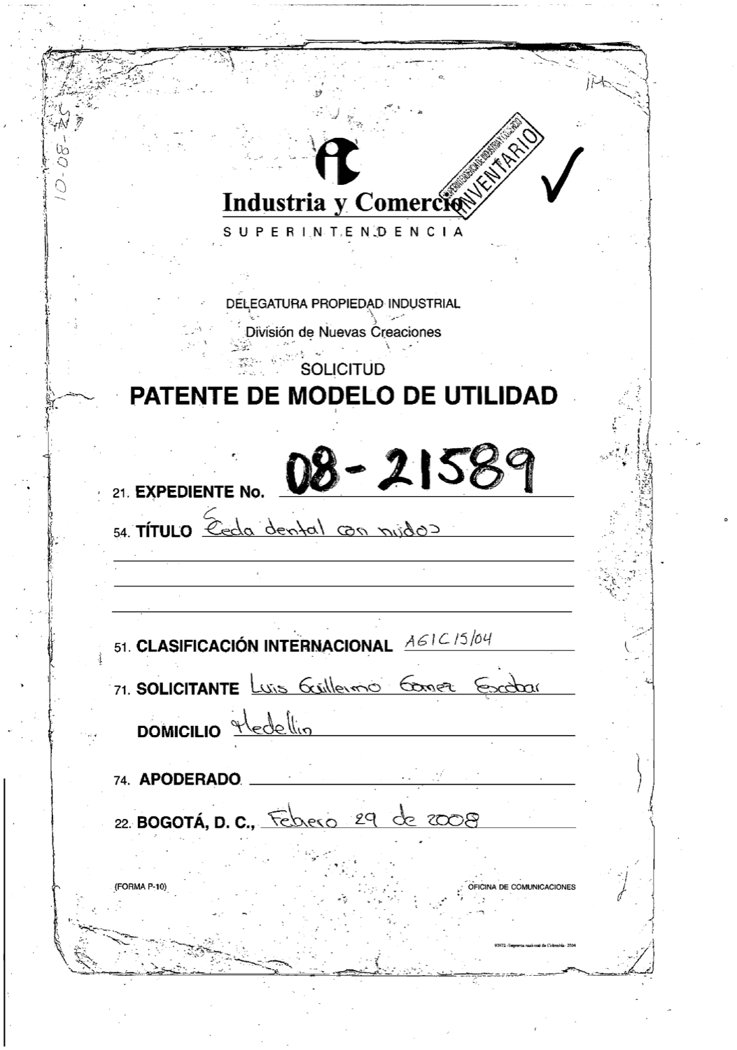 CEDA DENTAL CON NUDOS