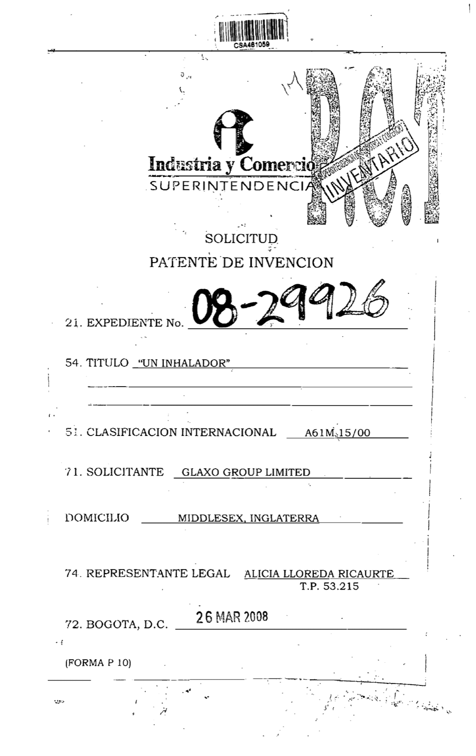 UN INHALADOR